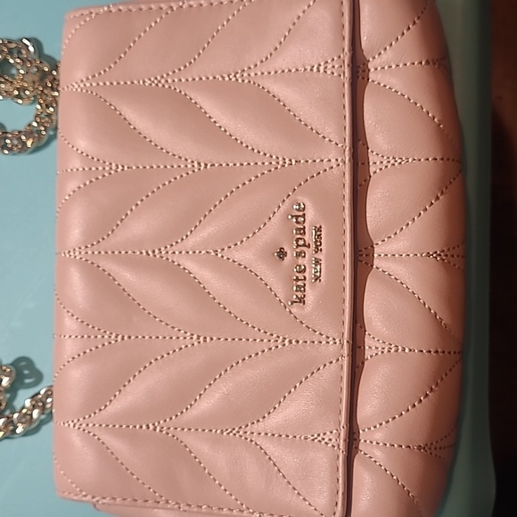 Kate Spade Blush Quilted Shoulder Bag - Picture 3 of 11